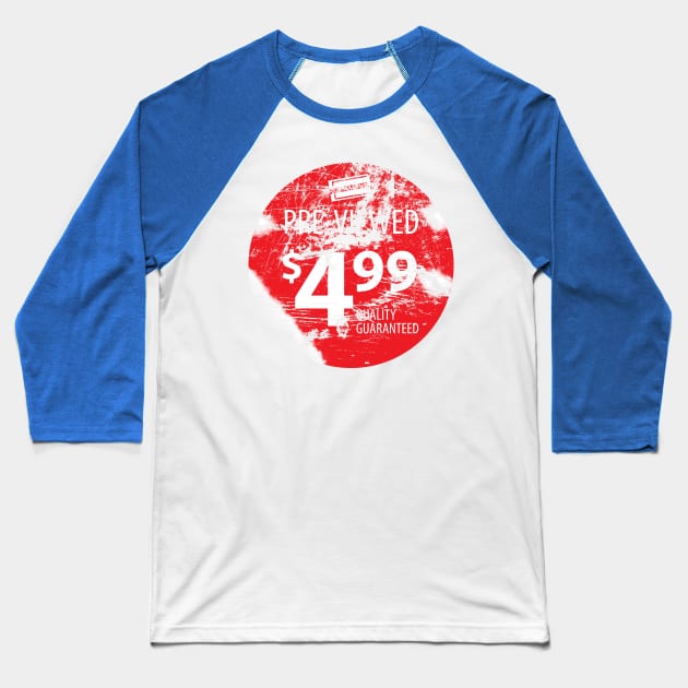 Previously Viewed Movies Baseball T-Shirt by Awesome AG Designs